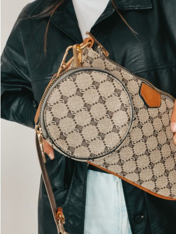 Trojkombinácia ľadvinky v béžovej farbe Louisa