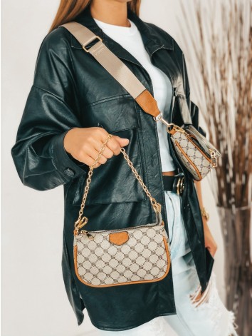 Trojkombinácia ľadvinky v béžovej farbe Louisa