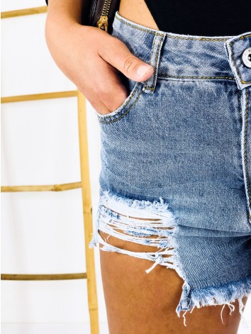 Dámske rifľové kraťasy Sue