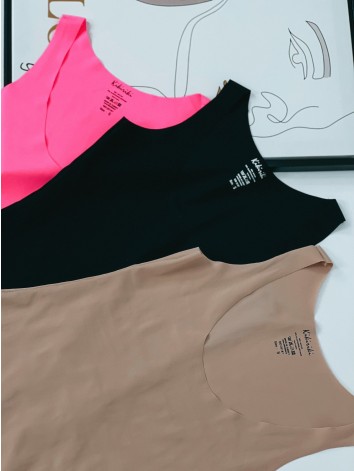 Dámske čierne sťahovacie body - bezšvové