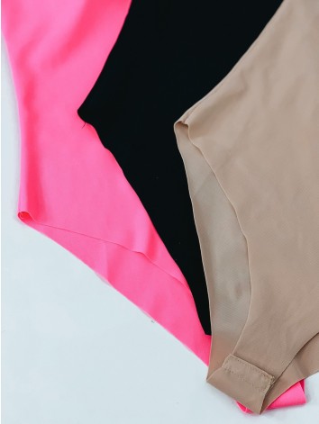 Dámske čierne sťahovacie body - bezšvové