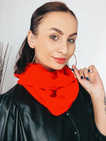 Červený dámsky šál Nora
