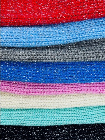 Dámske čierne trblietavé rolákové šaty