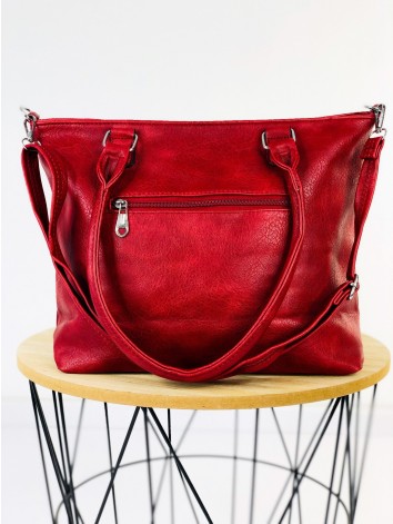 Dámska bordová kabelka s remienkom Evita