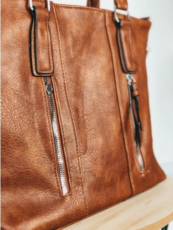 Dámska hnedá kabelka s remienkom Evita - KAZOVÉ