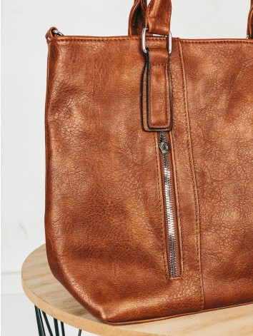 Dámska hnedá kabelka s remienkom Evita - KAZOVÉ