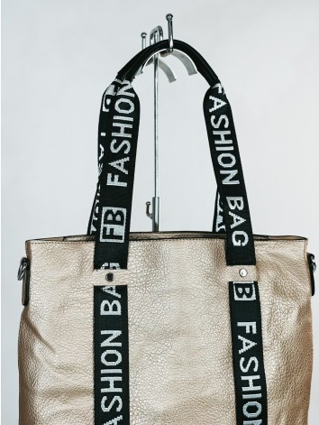 Exkluzívna dámska zlatá kabelka FASHION s kapsičkou