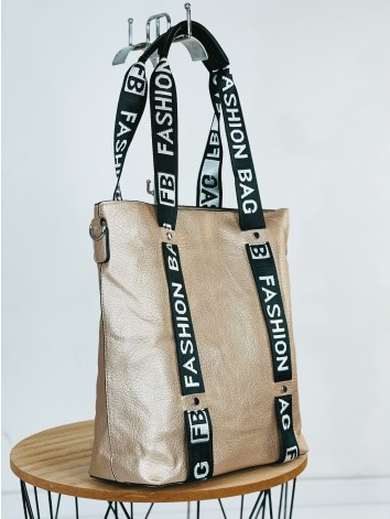 Exkluzívna dámska zlatá kabelka FASHION s kapsičkou