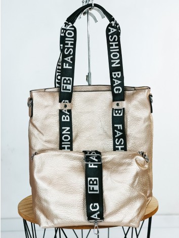 Exkluzívna dámska zlatá kabelka FASHION s kapsičkou