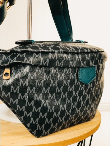 Dámska mega veľká čierna ľadvinka MK