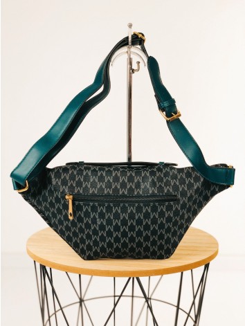 Dámska mega veľká čierna ľadvinka MK