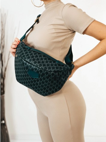 Dámska mega veľká čierna ľadvinka MK