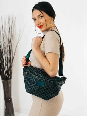 Dámska mega veľká čierna ľadvinka MK