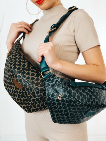 Dámska mega veľká čierna ľadvinka MK