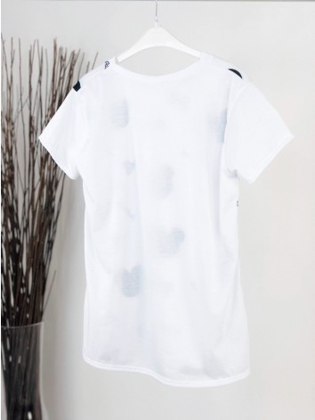 Dámske biele tričko s potlačou Mickey