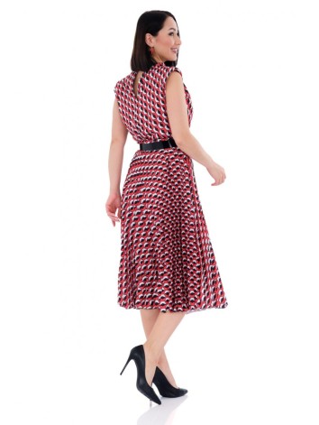 Dámske exkluzívne šaty s opaskom