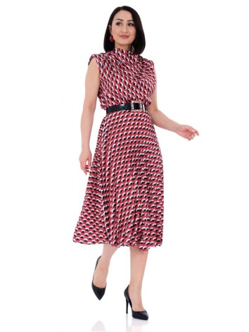 Dámske exkluzívne šaty s opaskom