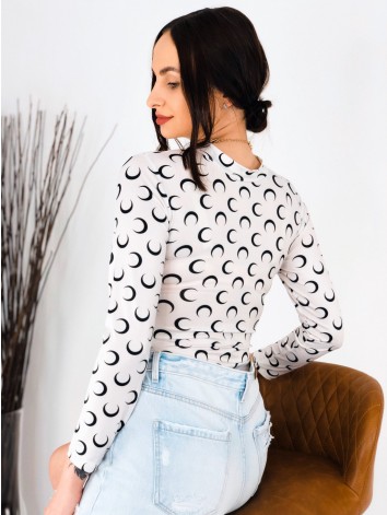 Dámske biele rolákové body PRZ