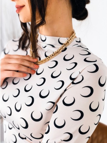 Dámske biele rolákové body PRZ