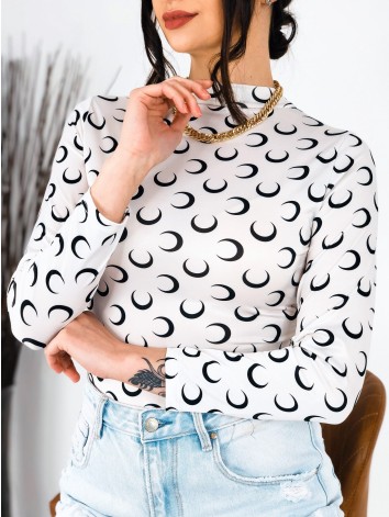 Dámske biele rolákové body PRZ