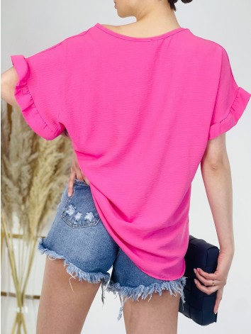 Dámska ružová blúzka s kamienkami Chantalle