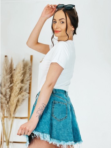 Dámske bielo-zlaté tričko s kamienkami VINTAGE