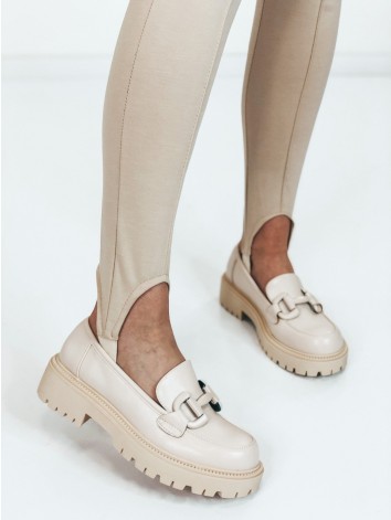 Dámske béžové nohavicové kaliopky