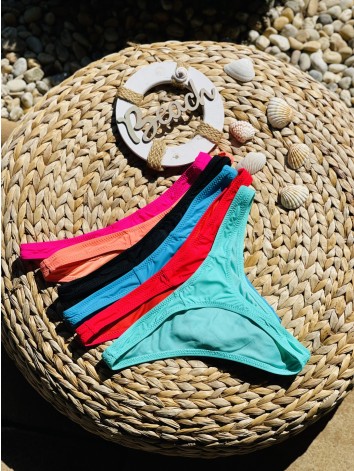 Dámsky oranžový spodný diel plaviek - tangá