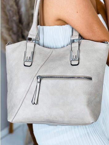 Dámska sivá kabelka s remienkom Aurora