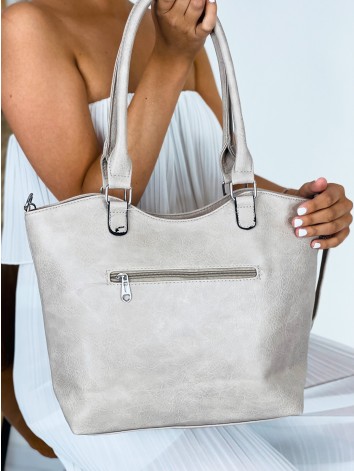 Dámska sivá kabelka s remienkom Aurora