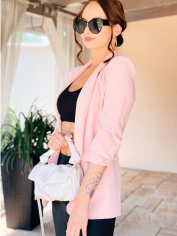 Dámske elegantné sako - ružové