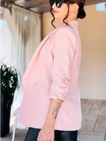 Dámske elegantné sako - ružové
