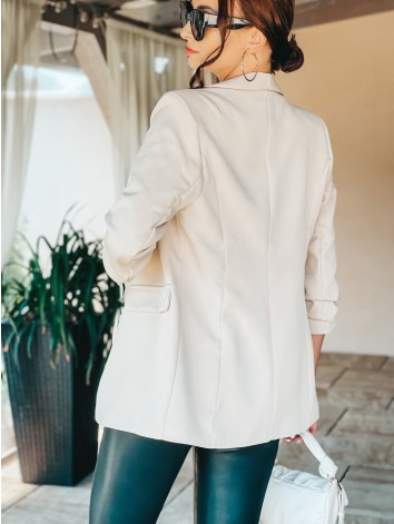 Dámske elegantné sako - béžové