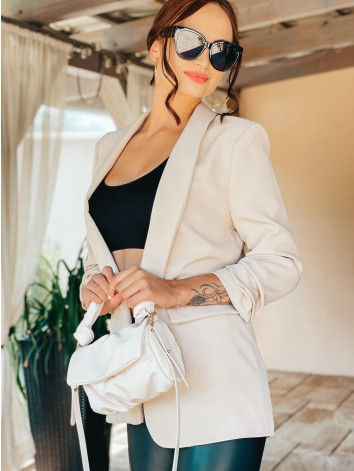 Dámske elegantné sako - béžové