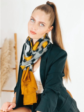 Dámska elegantná šatka MELL - žltá