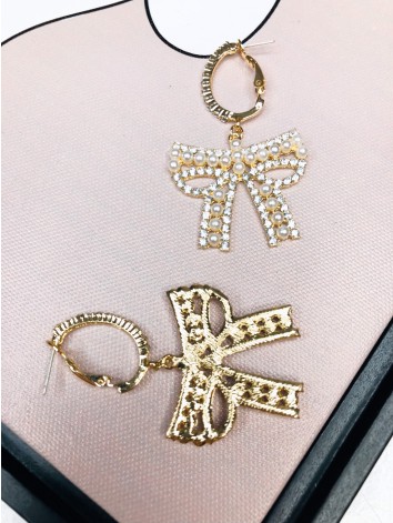 Exkluzívne dámske zlaté náušnice s perlami