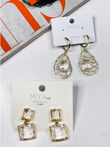 Dámske zlaté náušnice