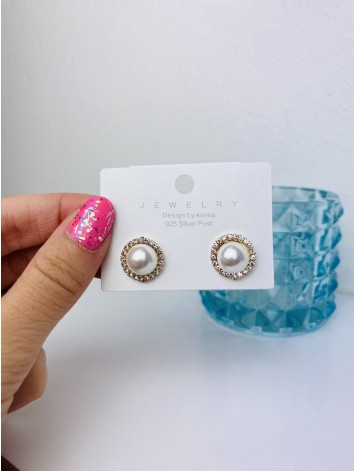 Dámske perlové náušnice Ginyn