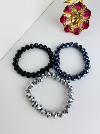 Dámsky čierny náramok