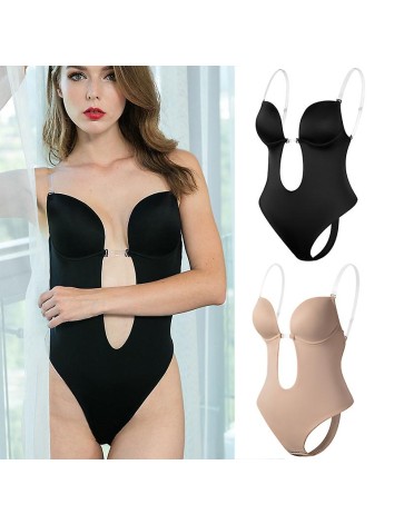 Béžové sťahovacie a tvarujúce spodné prádlo - body MERY