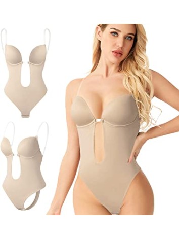 Béžové sťahovacie a tvarujúce spodné prádlo - body MERY