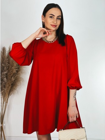 Dámske červené šaty OLA