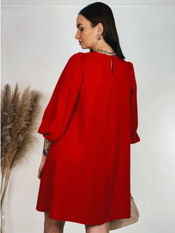 Dámske červené šaty OLA