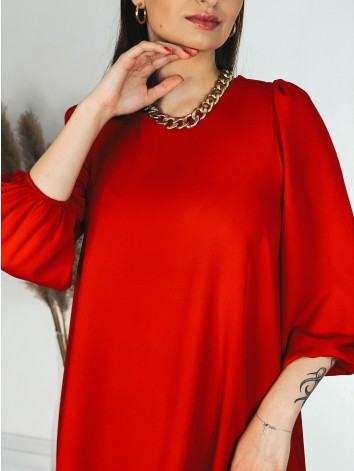 Dámske červené šaty OLA