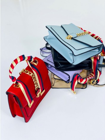 Exkluzívna kabelka s remienkom a dvoma priehradkami - béžová