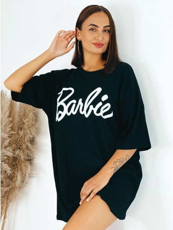 BARBIE dámske čierne tričkové šaty