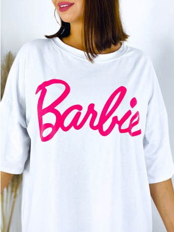 BARBIE dámske biele tričkové šaty
