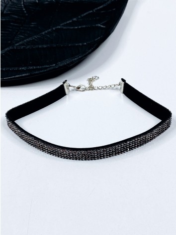Dámsky čierny choker