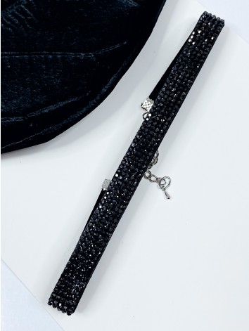 Dámsky čierny choker