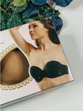 Samodržiaca push-up bezšvová podprsenka - béžová